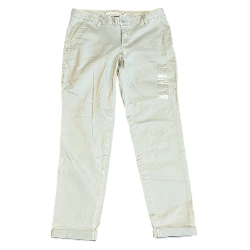 NWOT Eddie Bauer Boyfriend Fit Pants Seafoam Size 2